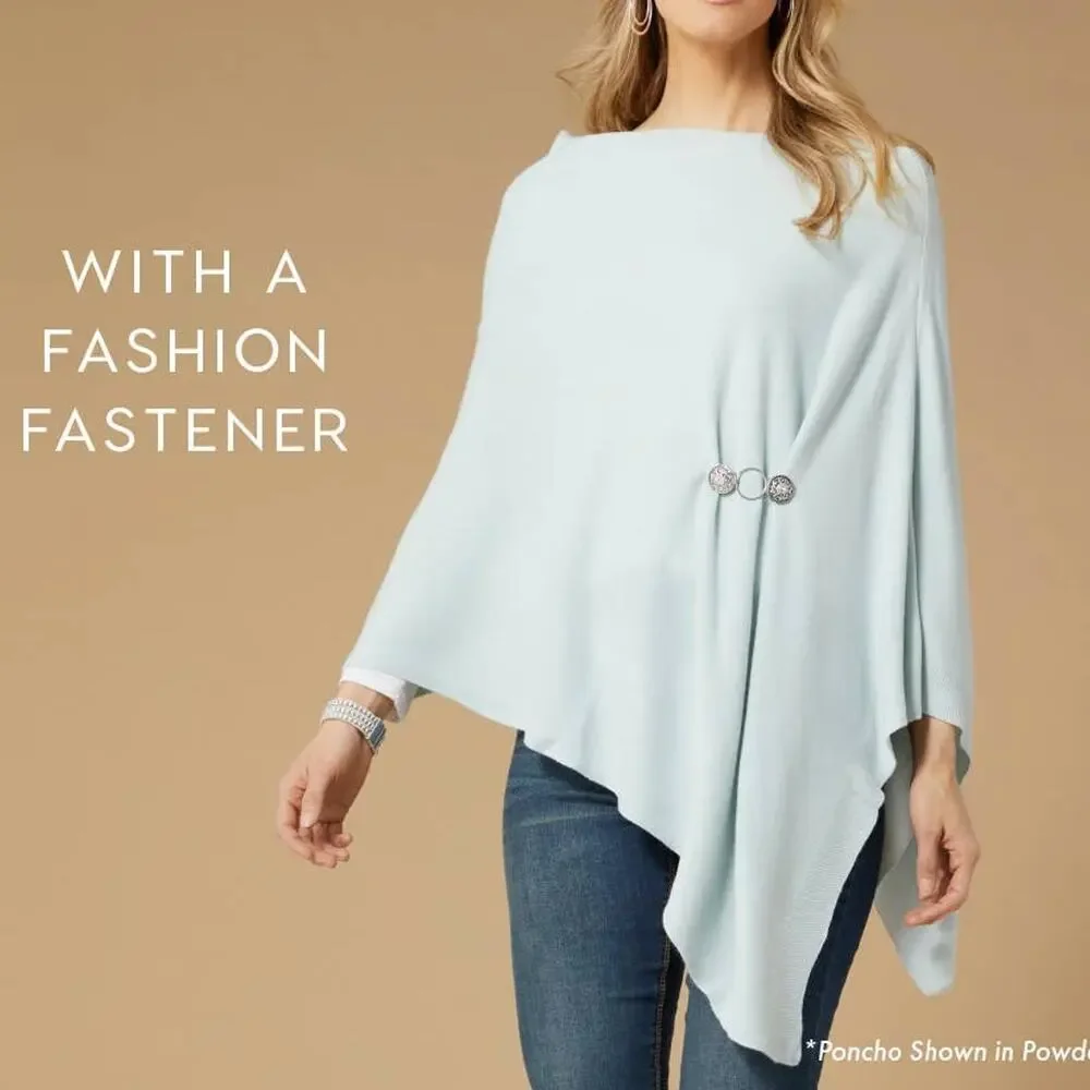 Lightweight Poncho | Light Coral